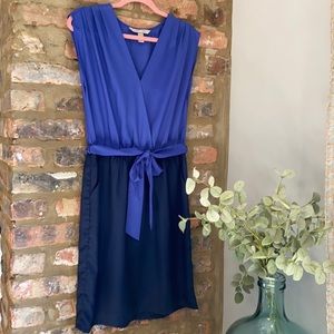 Gorgeous cocktail dress with pockets…dress up or down. Large